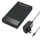 Maxbell 3.2/2.5 Inch Hard Drive Enclosure Adapter Case with Power Adapter for HDD UK