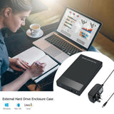 Maxbell 3.2/2.5 Inch Hard Drive Enclosure Adapter Case with Power Adapter for HDD UK