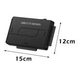 Maxbell 3-In-1 SATA/IDE to USB 3.0 Adapter Kit Fits for 2.5"/3.5" Inch IDE and SATA