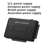 Maxbell 3-In-1 SATA/IDE to USB 3.0 Adapter Kit Fits for 2.5"/3.5" Inch IDE and SATA