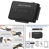 Maxbell 3-In-1 SATA/IDE to USB 3.0 Adapter Kit Fits for 2.5"/3.5" Inch IDE and SATA