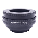 Maxbell Focusing Helicoid Ring Adapter Adjustable Lens Adapter Ring for Mount Lens