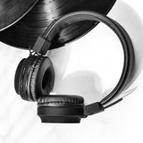 Maxbell W25 Wireless Bluetooth5.0 Headphones Deep Bass Sound Over Ear Headsets Black