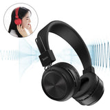 Maxbell W25 Wireless Bluetooth5.0 Headphones Deep Bass Sound Over Ear Headsets Black