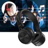 Maxbell W25 Wireless Bluetooth5.0 Headphones Deep Bass Sound Over Ear Headsets Black
