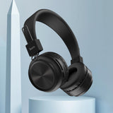 Maxbell W25 Wireless Bluetooth5.0 Headphones Deep Bass Sound Over Ear Headsets Black