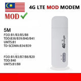 Maxbell 4G WiFi Modem Wireless Hotspot Router Plug and Play 150Mbps USB Dongle