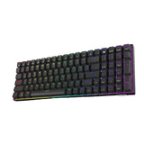 Maxbell 2.4Ghz 100-Key Gaming Keyboard Wireless/Wired RGB for Laptop Black Blue