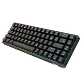 Maxbell 2.4Ghz 68-Key Gaming Keyboard Wireless RGB for Computers Black  Brown Switch