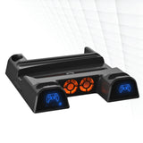 Maxbell Vertical Stand+Cooling Fan+Charging Station +Game Storage for PS5 Black