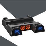 Maxbell Vertical Stand+Cooling Fan+Charging Station +Game Storage for PS5 Black