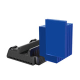 Maxbell Vertical Stand+Cooling Fan+Controller Charging Station +Game Storage for PS4