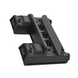 Maxbell Vertical Stand+Cooling Fan+Controller Charging Station +Game Storage for PS4