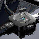 Maxbell 4 Ports USB Hub Connectors Expansion for Laptop USB3.0 black 1m