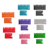 Maxbell PBT Keycaps Anti-Grease Mini for 61 64 68 71 82 84 Layout Keyboard Black