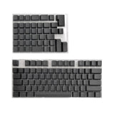 Maxbell PBT Keycaps Anti-Grease Mini for 61 64 68 71 82 84 Layout Keyboard Black