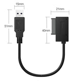 Maxbell USB 2.0 to 7+6 13pin Sata Adapter Cable External Converter Hard Drive