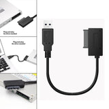 Maxbell USB 2.0 to 7+6 13pin Sata Adapter Cable External Converter Hard Drive