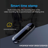 Maxbell Mini Back Clip Voice Recorder 1080P 300mAh for Meeting Indoor Outdoor 64GB