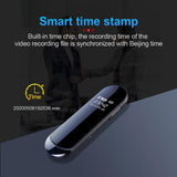 Maxbell Mini Back Clip Voice Recorder 1080P 300mAh for Meeting Indoor Outdoor 8GB