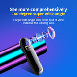 Maxbell Mini Back Clip Voice Recorder 1080P 300mAh for Meeting Indoor Outdoor 32GB