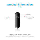 Maxbell Mini Back Clip Voice Recorder 1080P 300mAh for Meeting Indoor Outdoor 32GB