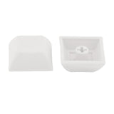 Maxbell 10x 1U Transparent Keycaps Thick PBT for Cherry MX Switches Game Lovers Light Gray