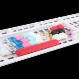 Maxbell 10x 1U Transparent Keycaps Thick PBT for Cherry MX Switches Game Lovers Light Gray