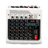 Maxbell Audio Mixer 6-Channel Stereo Computer PC Input MP3 for Recording Webcast