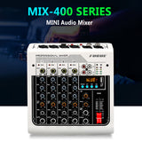 Maxbell Audio Mixer 6-Channel Stereo Computer PC Input MP3 for Recording Webcast