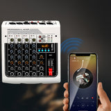 Maxbell Audio Mixer 6-Channel Stereo Computer PC Input MP3 for Recording Webcast