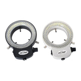 Maxbell Microscope Adjustable 144 LED Ring Light Illuminator Plug-Us High Brightness