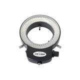 Maxbell Microscope Adjustable 144 LED Ring Light Illuminator Plug-Us High Brightness