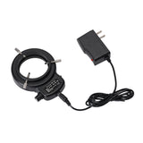 Maxbell Microscope Adjustable 144 LED Ring Light Illuminator Plug-Us High Brightness