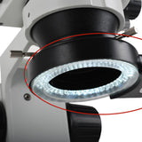 Maxbell Microscope Adjustable 144 LED Ring Light Illuminator Plug-Us High Brightness