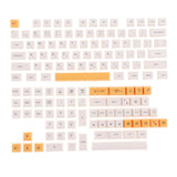 Maxbell 140keys PBT Keycaps Honey Milk Theme XDA Profile fit MX Switch Japanese Font