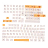 Maxbell 140keys PBT Keycaps Honey Milk Theme XDA Profile fit MX Switch Japanese Font