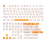Maxbell 140keys PBT Keycaps Honey Milk Theme XDA Profile fit MX Switch Japanese Font