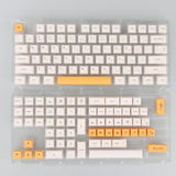 Maxbell 140keys PBT Keycaps Honey Milk Theme XDA Profile fit MX Switch Japanese Font