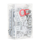 Maxbell PBT Pudding Keycaps 108 KeysDoubleshot Keycap Set for PC Gaming  Silver Gray
