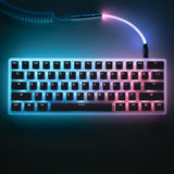 Maxbell PBT Pudding Keycaps 108 KeysDoubleshot Keycap Set for PC Gaming  Silver Gray