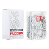 Maxbell PBT Pudding Keycaps 108 KeysDoubleshot Keycap Set for PC Gaming  Silver Gray