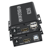 Maxbell HDMI KVM Extender 60M Transmitter Receiver Plug Type UK