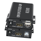Maxbell HDMI KVM Extender 60M Transmitter Receiver Plug Type UK