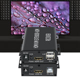 Maxbell HDMI KVM Extender 60M Transmitter Receiver Plug Type UK