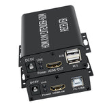 Maxbell HDMI KVM Extender 60M Transmitter Receiver Plug Type EU