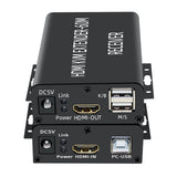 Maxbell HDMI KVM Extender 60M Transmitter Receiver Plug Type EU