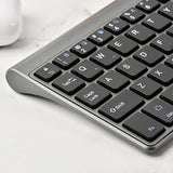 Maxbell Mini Wireless Keyboard with USB Receiver Universal Portable for PC Notebook