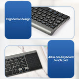 Maxbell Mini Wireless Keyboard with USB Receiver Universal Portable for PC Notebook