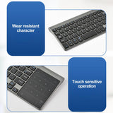 Maxbell Mini Wireless Keyboard with USB Receiver Universal Portable for PC Notebook